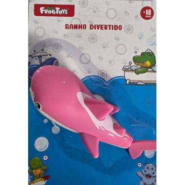 Imagem de Brinquedo De Banho Divertido - Tubarão - Frogtoys, Tubarão rosa
