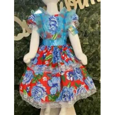 Imagem de Vestido infantil junino maria bonita mb 0080 - QUERUBIM, 06