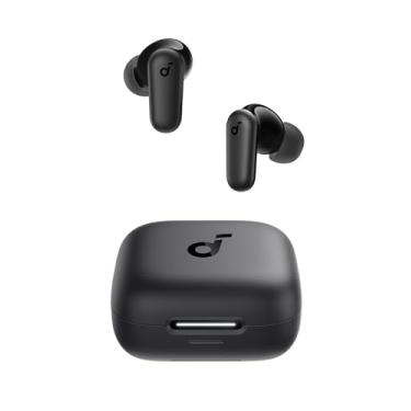 Imagem de soundcore P30i da Anker, Fone de Ouvido Bluetooth 5.4 com Cancelamento de Ruído Adaptativo, Graves Poderosos, 45H de Reprodução, Estojo 2-em-1 com Suporte para Celular, IP54, Fone sem fio TWS, Preto