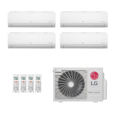 Imagem de Ar-Condicionado Multi Split Inverter LG 30.000 (2x Evap HW 7.000 + 2x Evap HW 12.000) Só Frio 220V