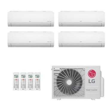 Imagem de Ar-Condicionado Multi Split Inverter LG 30.000 (3x Evap HW 9.000 + 1x Evap HW 12.000) Só Frio 220V								