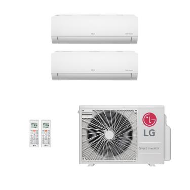 Imagem de Ar-Condicionado Multi Split Inverter LG 30.000 (1x Evap HW 7.000 + 1x Evap HW 24.000) Só Frio 220V								