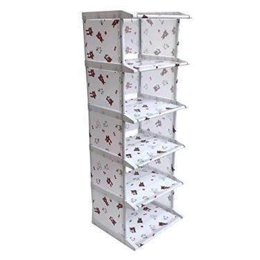 Imagem de Organizador de Armazenamento com 5 Camadas Multifuncional para Livros Sapatos Brinquedos Plantas Verdes Decorações Quarto Sala Estudo Estar Escritório