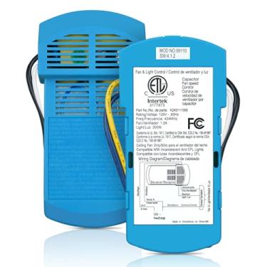 Imagem de Recetor remoto azul para ventilador de teto Hunter K243111000 99106 99732 1.9