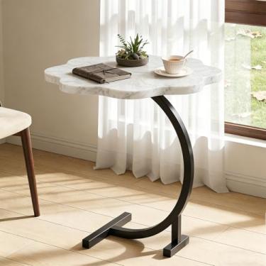 Imagem de Mesa de Centro Nuvem Moderna com Tampo em MDF e Estrutura em Aço Reforçado - Bordas Arredondadas (Branco)