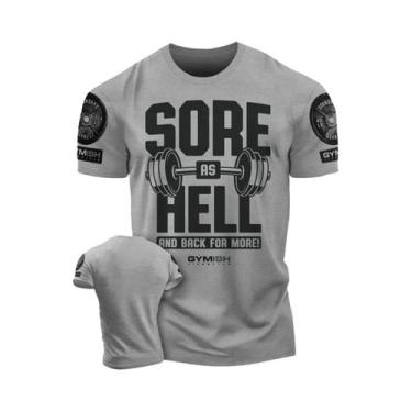 Imagem de Camiseta Masculina De Gola Redonda Respirável De Alta Qualidade Com Es