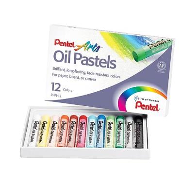 Imagem de Giz Pastel Oleoso Pentel Arts 12 Cores