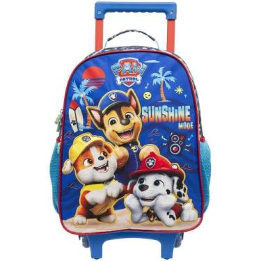 Imagem de Mochila Infantil com Rodinha Patrulha Canina Sunshine R GR - Xeryus