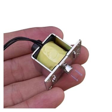 Imagem de MC0820P DC 12V DC Eletroímã Push Pull Pop-up Tipo Solenoide Magnético Curso Ímã 5 mm DIY Máquina de Venda Automática de Bloqueio Eletrônico