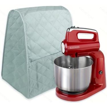 Imagem de Capa de batedeira compatível com a batedeira KitchenAid, serve para todos os modelos de cabeça inclinada e elevação de tigela (cinza)
