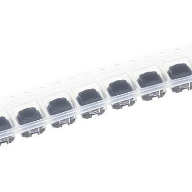 Imagem de Micro Switch 1000 peças interruptor tato trançado 6 * 6 * 5 mm interruptor mudo teclado de silicone interruptor de botão 6X6X5 mm 2 pinos interruptores silenciosos