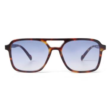 Imagem de Óculos de Sol Grandes e Modernos para Homens e Mulheres, com Lentes Marrons Vintage, Armação com Rebites e Proteção UV (1)