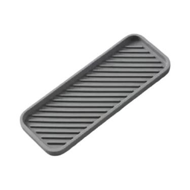 Imagem de Protetor De Pia De Silicone Com Suporte Para Sabão Acessório Multifunc