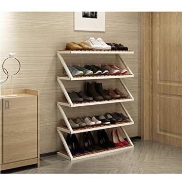 Imagem de Escorredor de pratos de madeira Escorredor de pratos compacto de bambu dobrável (tamanho: C) (B) ()