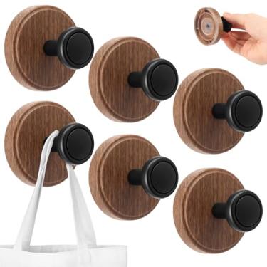 Imagem de MABCIRY 6 ganchos de ventosa, ganchos de sucção removíveis sem broca para superfícies lisas, gancho de toalha impermeável para chuveiro, banheiro, cozinha, janela de porta de vidro