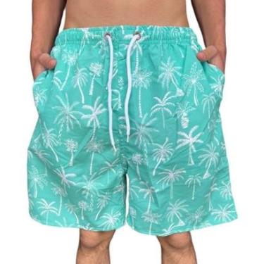 Imagem de Bermuda Shorts Mauricinho Masculina Com Forro Moda Praia-Masculino