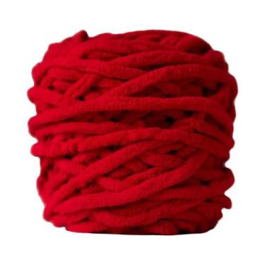 Imagem de Fio De Tricô De Chenille Macio, Linha De Algodão Ice Strip, Lã DIY Par