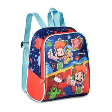 Imagem de Lancheira Térmica Gato Galáctico de Costas Escolar Infantil - Clio Sty