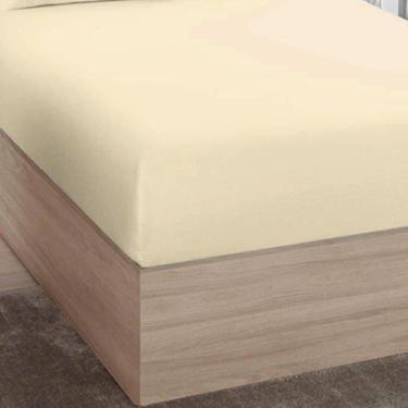 Imagem de Lençol Avulso Queen Elástico Algodão Premium Perola - Estamparia S.A