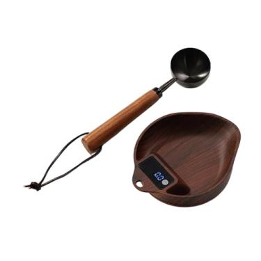 Imagem de Baoblaze Balança Eletrônica para Grãos de Café com Bandeja para Grãos, Precisão, Recarregável, Ideal para Uso Doméstico.