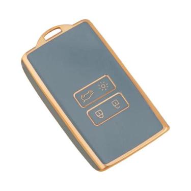 Imagem de Capa Protetora De Chave Automotiva Renault Em TPU Para Captur, Megane,