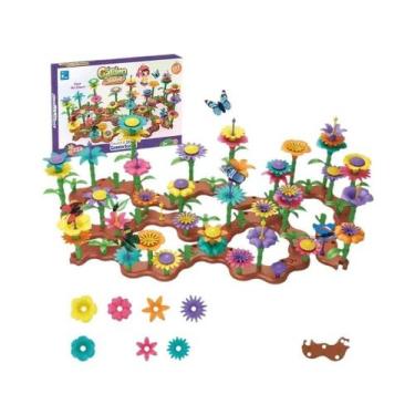 Imagem de Blocos De Montar DIY Jardim De Flores De Coral Oceânico Para Meninas, 