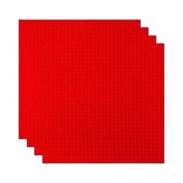 Imagem de Placas Base Clássicas 32x32 E 16x32 (4 Peças) Para Blocos De Montar DI