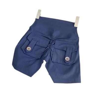 Imagem de Shorts De Yoga Femininos De Cintura Alta Para Treino, Fitness, Levanta