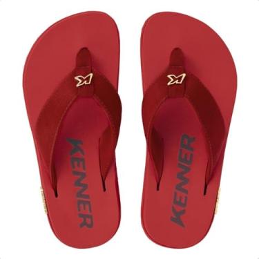 Imagem de Chinelo Masculino Kenner Kivah Vermelho 43