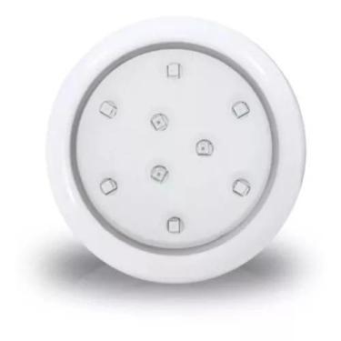 Imagem de Refletor Led RGB Corpo ABS 9w 80mm rosca 1/2 - ILUCTRON