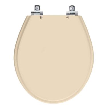 Imagem de Assento Sanitário Soft Close Ravena Amendoa Para Vaso Deca