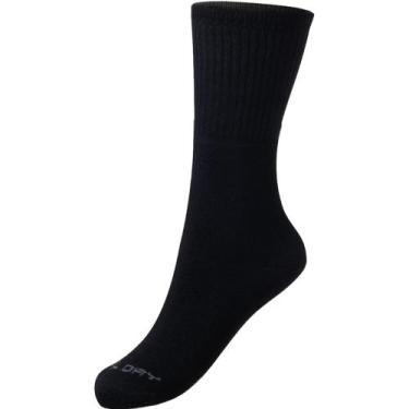 Imagem de 03 Pares Meia Tática Feline Feel Dry Preta pra Coturnos e Botas, 39 a 