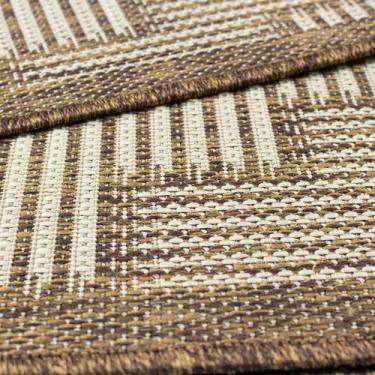 Imagem de Kit Tapete Passadeira 2pç Antiderrapante Cozinha Juta Srj Mr - IDEALIZ