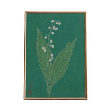 Imagem de Pôster De Arte Em Tela Estilo Asiático Com Tigre Japonês, Peixe Koi, S