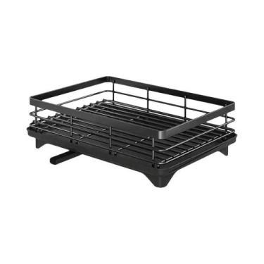 Imagem de Escorredor De Louça Ajustável De 2 Níveis, Organizador De Utensílios D