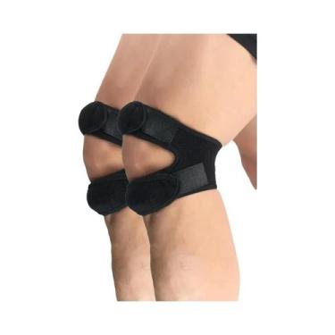 Imagem de Faixa De Compressão Elástica Para Joelho Com Suporte E Almofada Para B