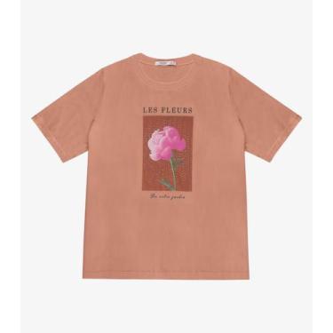 Imagem de Blusa Manga Curta Feminina Plus Size Secret Glam Marrom, Plus G4, Marr