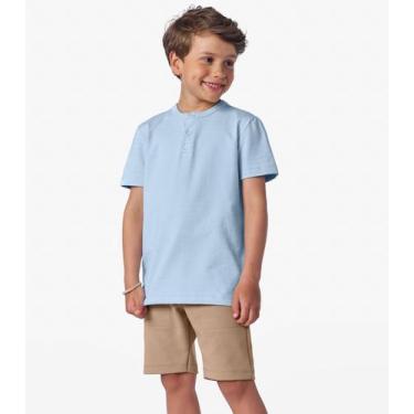 Imagem de Conjunto Camiseta com Bermuda Trick Nick Azul, 12, Azul