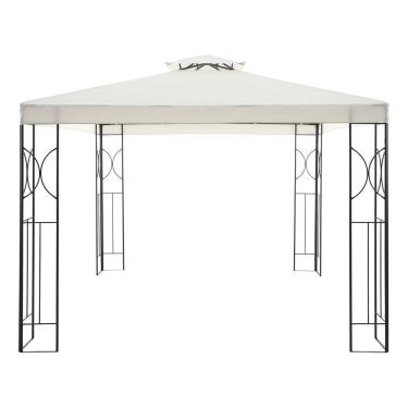 Imagem de Tenda Gazebo Base Larga Aco E Poliester 3x3m Branco - Angra