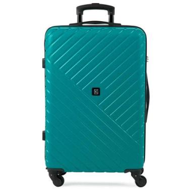 Imagem de Mala Média 23 kg ABS 4 Rodas 26" Detroit Verde - Bagaggio, M, Verde