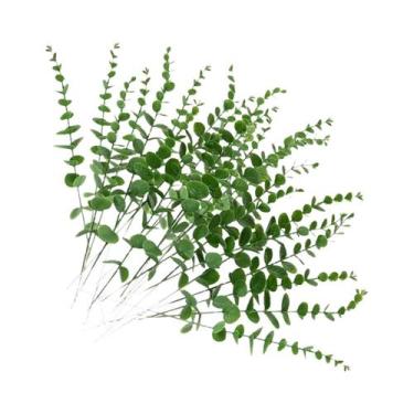 Imagem de Folhas De Eucalipto Artificiais Atacado Plantas Falsas Para Vaso Casa 