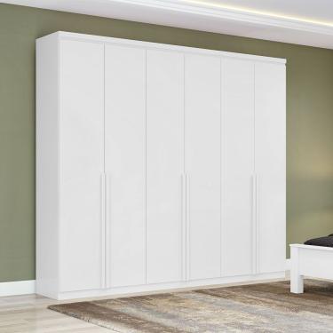 Imagem de Guarda Roupa Alonzo 6 Portas Lopas Branco 2.3