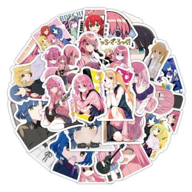 Imagem de Pacote de adesivos Bocchis The Rocks Anime, vinil impermeável, 50 unid
