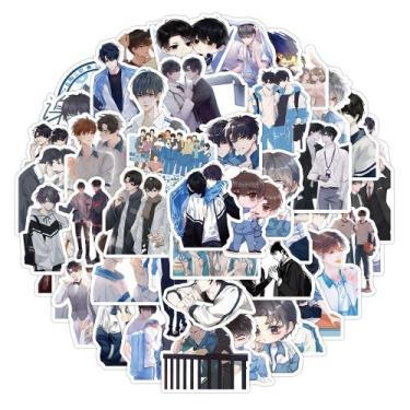 Imagem de Adesivos Pretenders, vinil impermeável, anime, 60 unidades - yiweisai