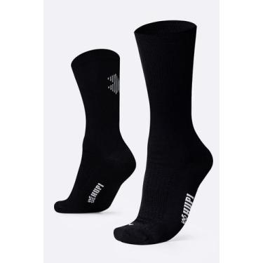 Imagem de Meia HUPI Double X Preto, Preto