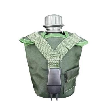 Imagem de Cantil Militar 900ml Porta Cantil Verde Oliva - q