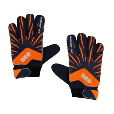 Imagem de Luva De Goleiro Infantil Rocket 3.0 DRB, 05, Azul, Laranja