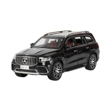 Imagem de Carro Modelo Em Escala 1:24 Mercedes Benz GLS63 AMG Para Crianças, SUV