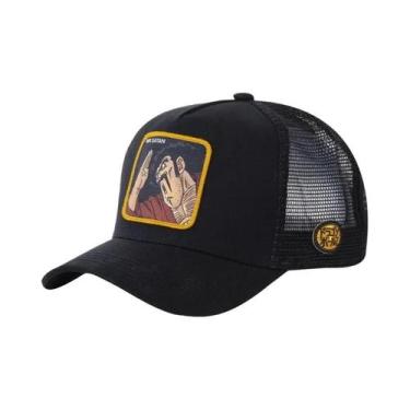 Imagem de Boné De Malha Hip-Hop Ajustável Com Bordado Do Dragon Ball Son Goku Pa