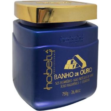 Imagem de Mascara Tratamento Hidratante Banho Ouro 750G - Hobety